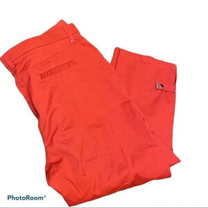 🎉❤️HP🎉⭐️Haggar burnt orange red capri Dress pants Petite  16